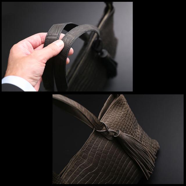 スモールクロコダイルトートバッグ