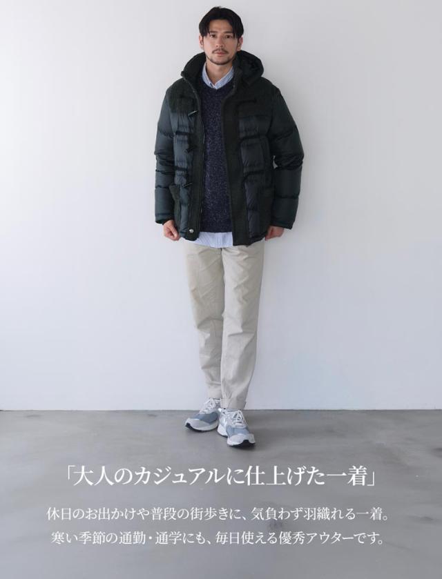 HALEINEメンズダウンジャケットフード付き