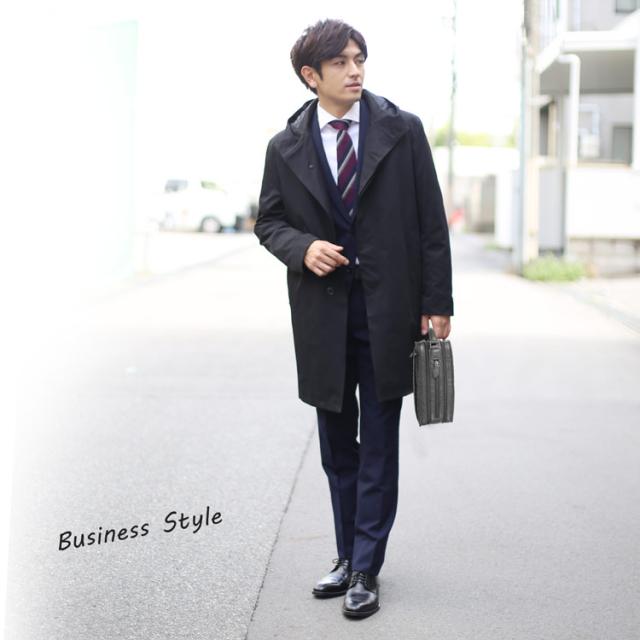 オーストリッチ Wファスナー メンズ セカンドバッグ