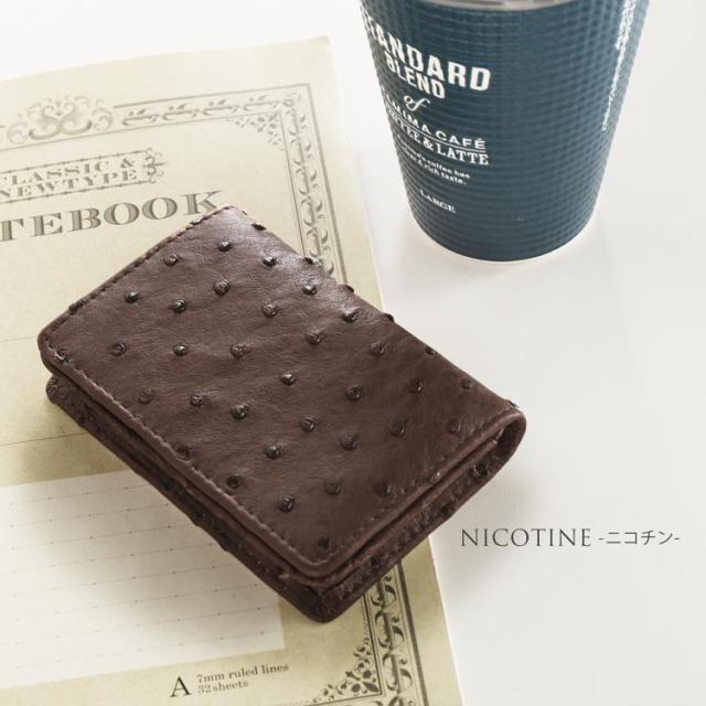 オーストリッチ 名刺入れ カード入れ メンズ 仕事 名刺