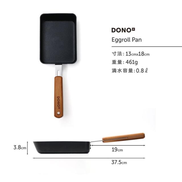 DONO フライパン こびりつきにくい 卵焼きフライパン