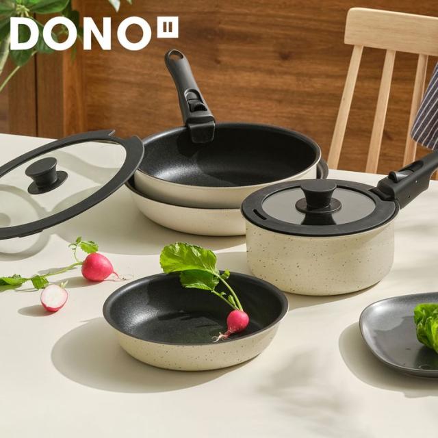 くっかない 取っ手のとれるフライパン・鍋セット