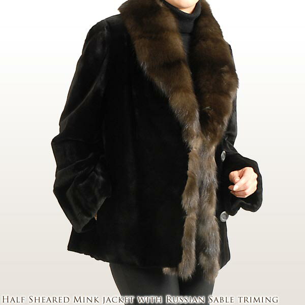 ファー毛皮シェアードミンクジャケットコートミンク本革(No.103135) ファー毛皮シェアードミンクジャケットコートミンク本革(No.103135)の