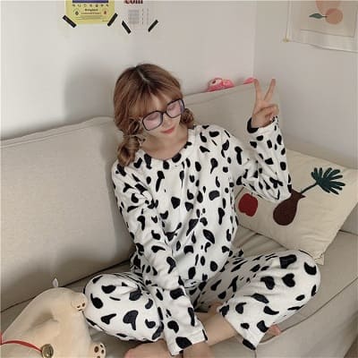 ファッション ルームウェア セット ゆったりする 長袖 海外 超安い 画像の色 パジャマ S L