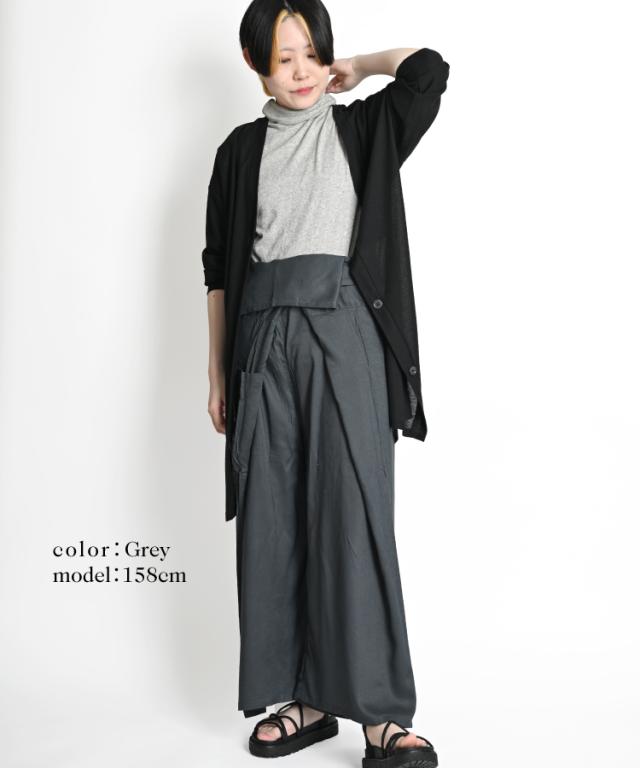 しなやかなラインが美しい。さらさらレーヨンタイパンツ