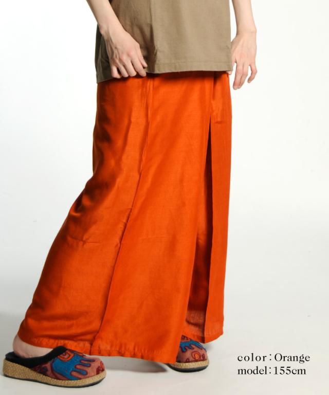 しなやかなラインが美しい。さらさらレーヨンタイパンツ