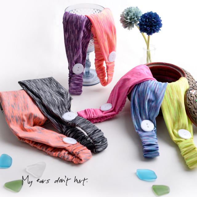 耳が痛くならない。フックヘアバンド