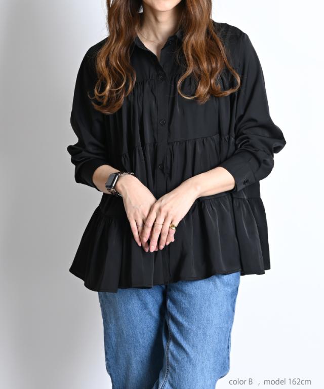 ティアードブラウス