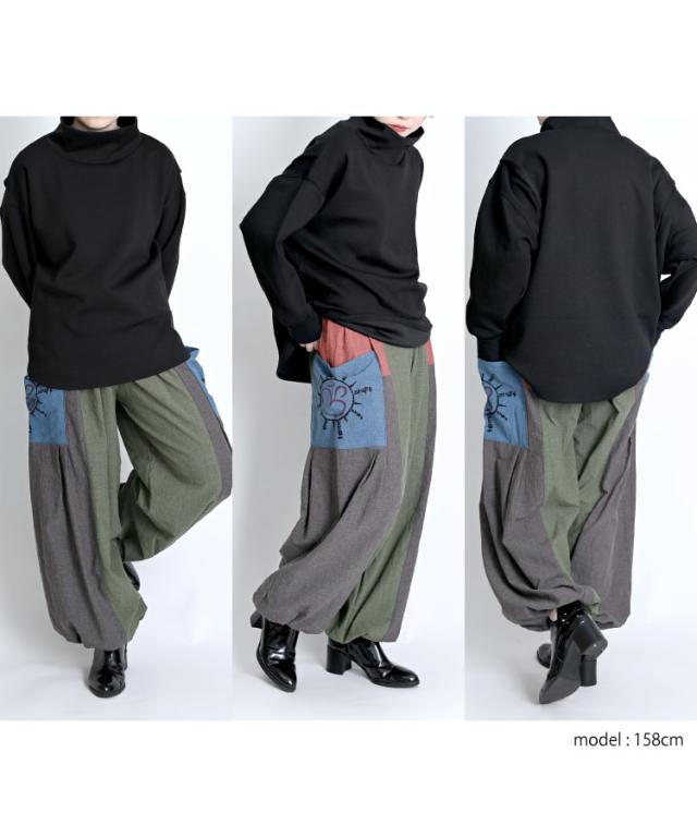 オームヒンディバルーンパンツ