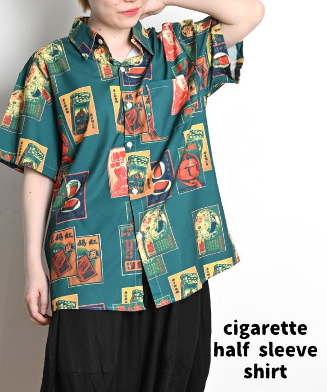 タバコ柄シャツ