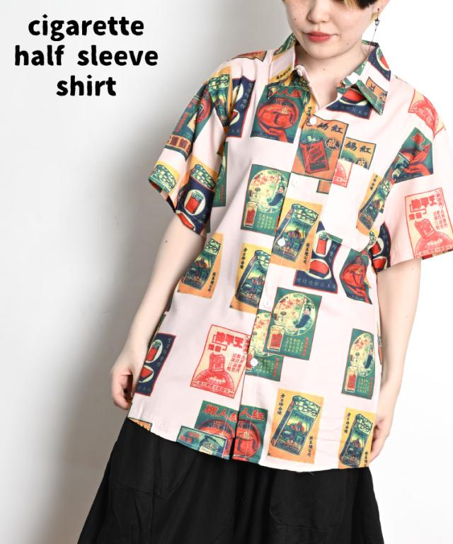 タバコ柄シャツ