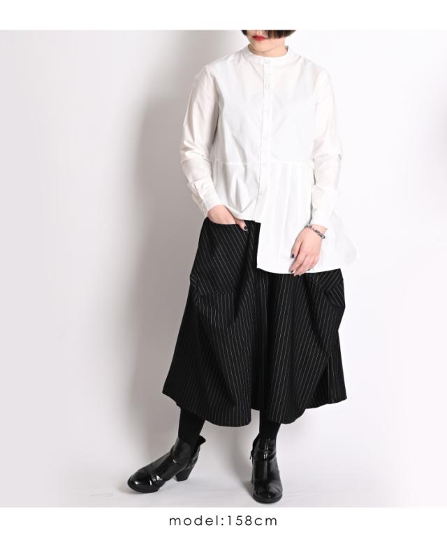 ストライプワイドパンツ