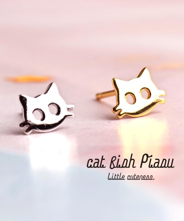 小さな可愛さ。猫魚ピアス