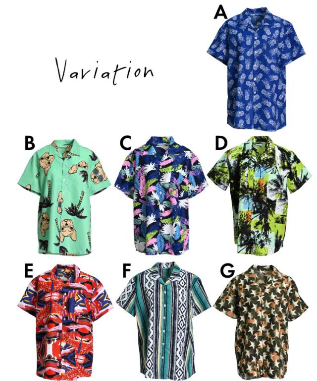 テンション上がる。アロハシャツ