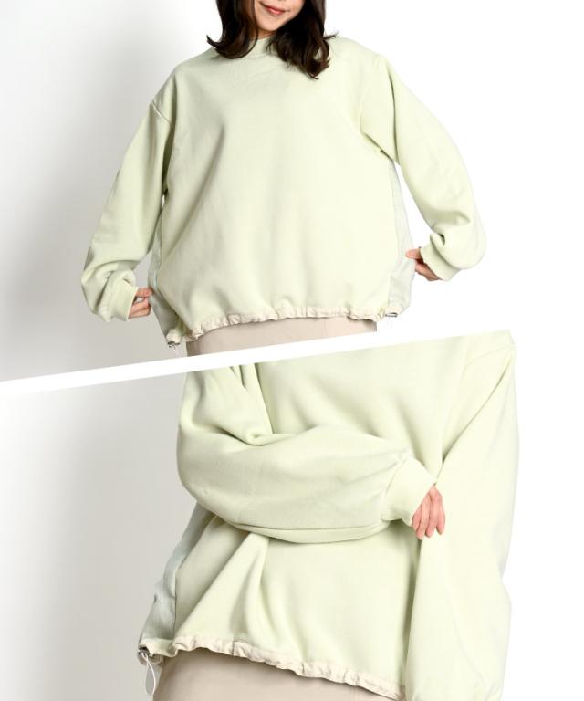 ありそうで、なかった。裏起毛バルーントレーナー