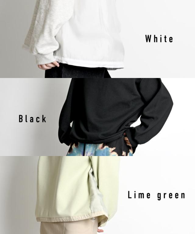 ありそうで、なかった。裏起毛バルーントレーナー