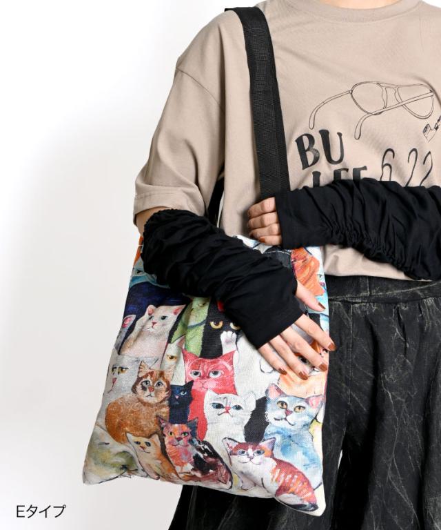 見つけちゃった。うみとねこトートバッグ