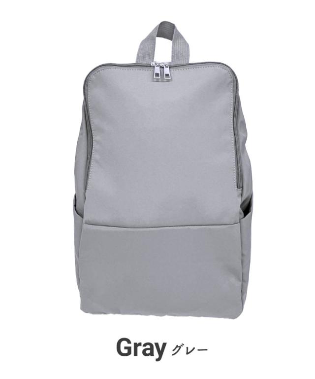 シンプル美学。かるいスクエアリュック