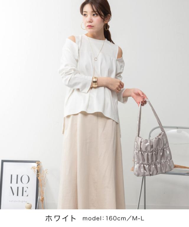 オープンショルダーロンT