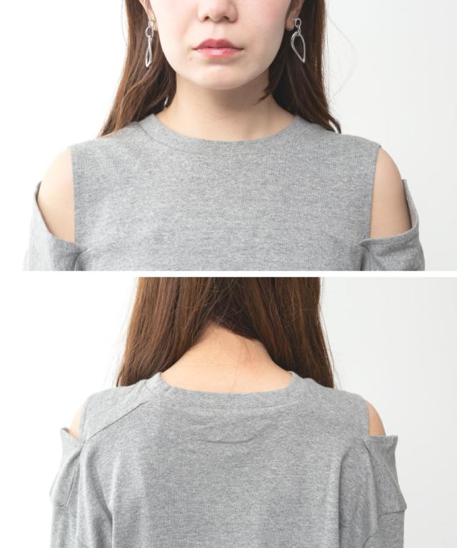 オープンショルダーロンT