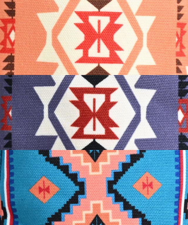 身軽にお出かけ。ネイティブ柄ボディバッグ