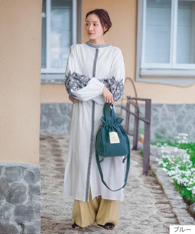 さりげナイスバッグ。2WAY巾着バッグ