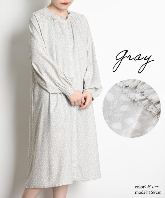 ワンピース、時々、羽織り。チューリップワンピース