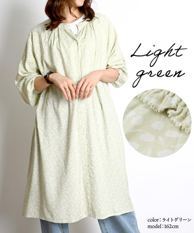 ワンピース、時々、羽織り。チューリップワンピース