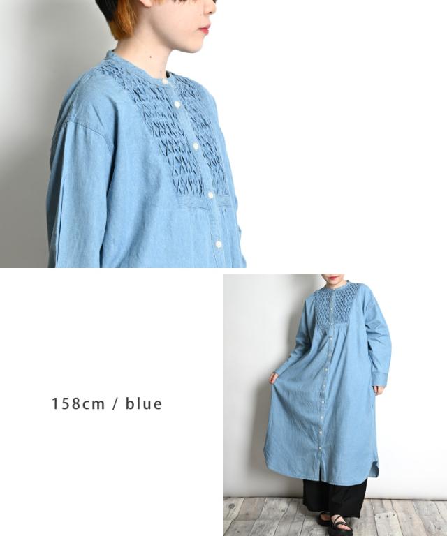 自由でちょうどいいカジュアル。ハンドスモッキングワンピース