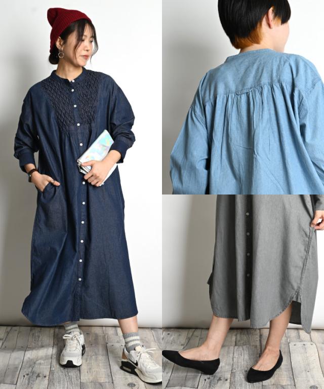 自由でちょうどいいカジュアル。ハンドスモッキングワンピース