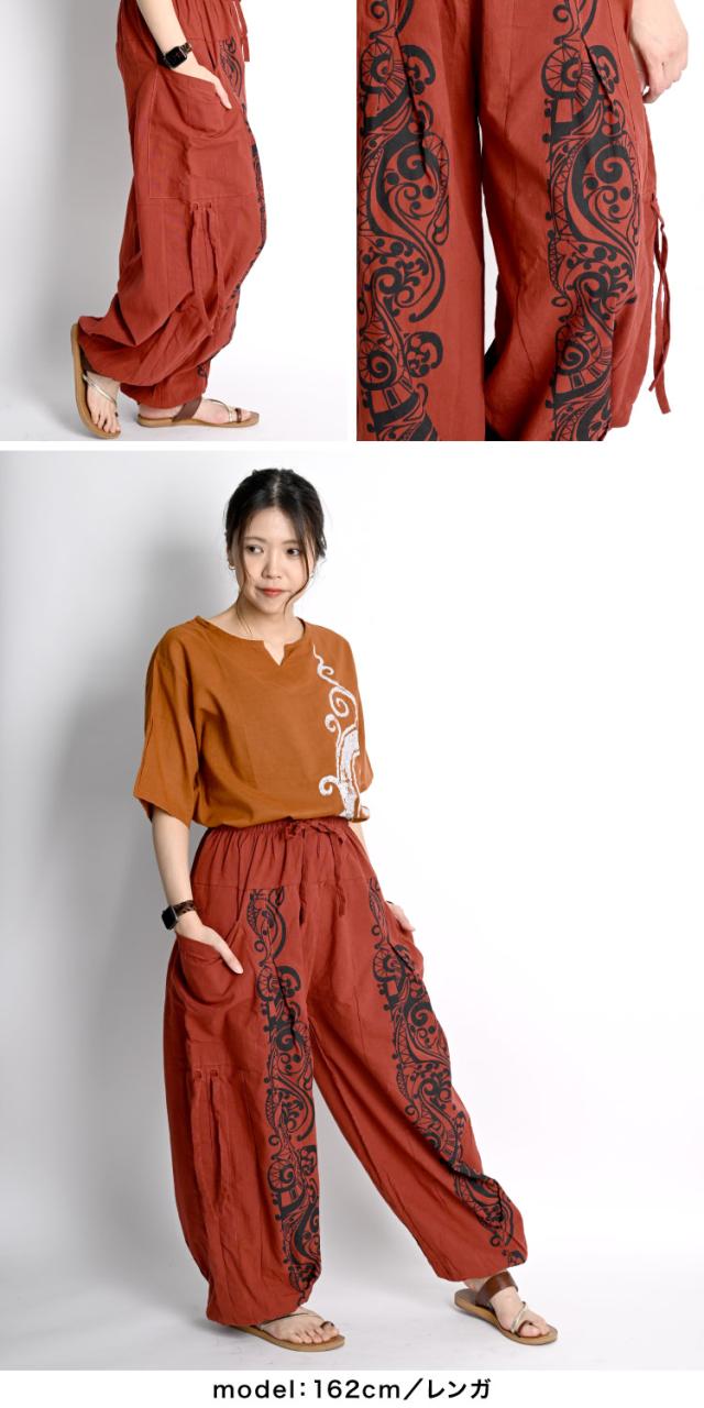 柄カーゴパンツ