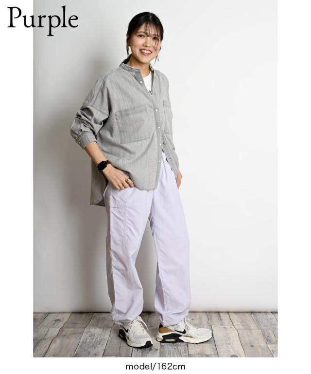 大人のゆるまじめ。ナイロンカーゴパンツ