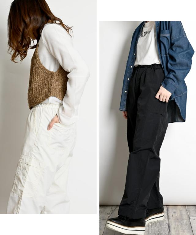 大人のゆるまじめ。ナイロンカーゴパンツ