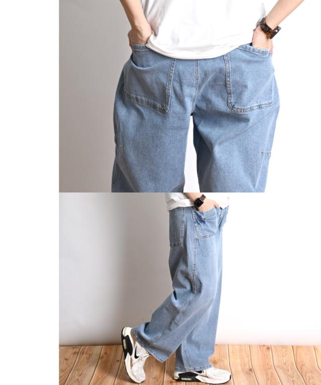ちょっと気の利いたデニムです。ストレッチデニムワークパンツ