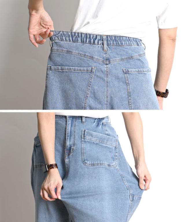 ちょっと気の利いたデニムです。ストレッチデニムワークパンツ