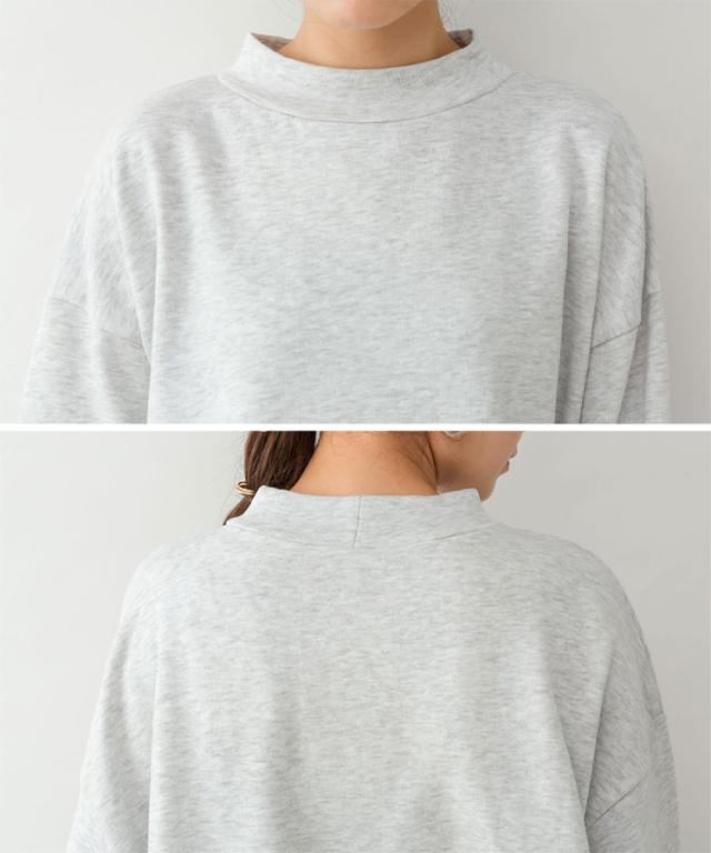 裏起毛プルオーバー