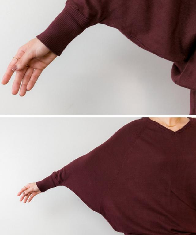 綿ニットプルオーバー