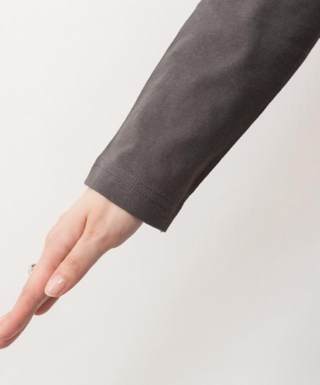 裾フレア長袖カットソー