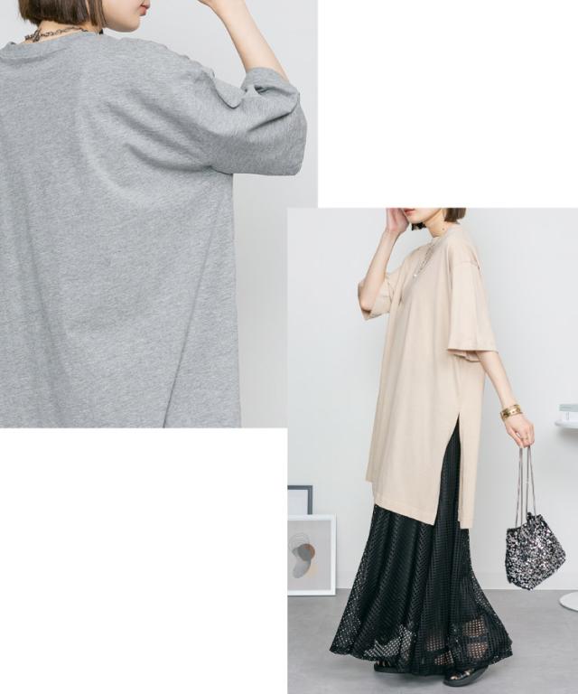 サイドスリットチュニック