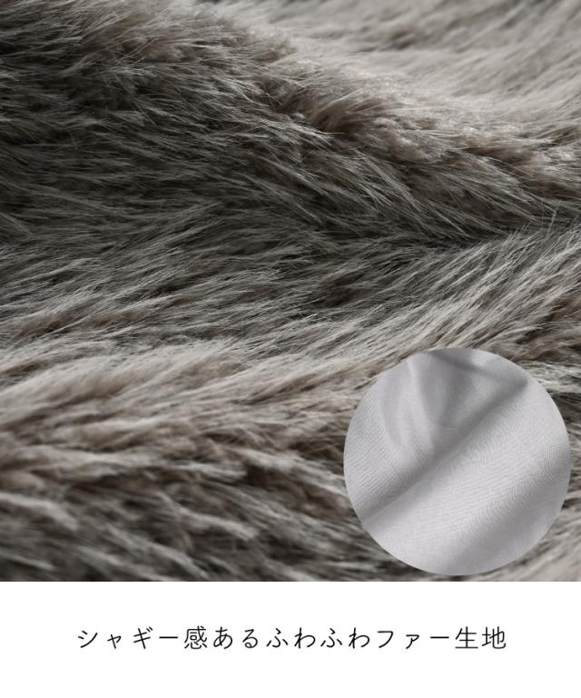 巾着ファーショルダーバッグ