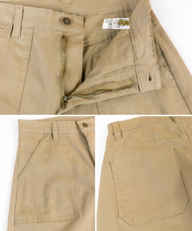 ツイルワイドベイカーパンツ