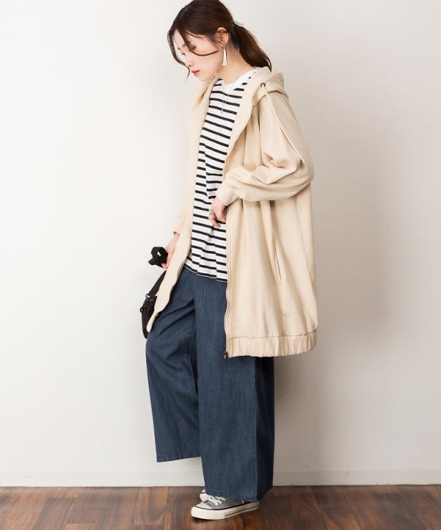 デニムワイドパンツ