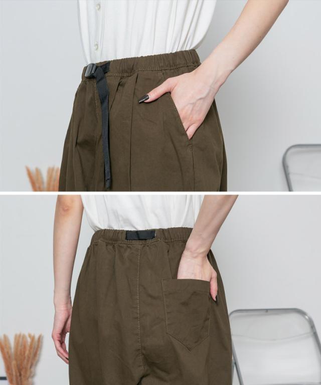 前バックルバルーンパンツ