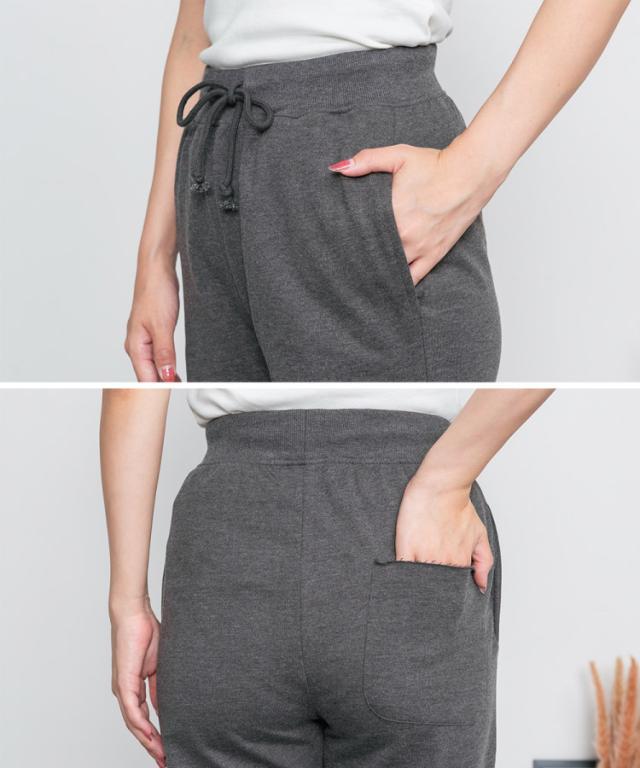 ミニ裏毛セミフレアパンツ