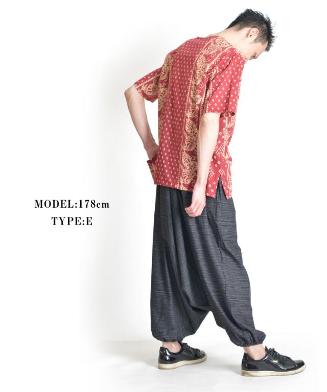 プリント＆カラーいろいろ！何枚でもほしくなる半袖キーネックプルオーバー