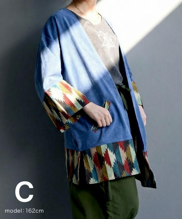裾柄ライトジャケット