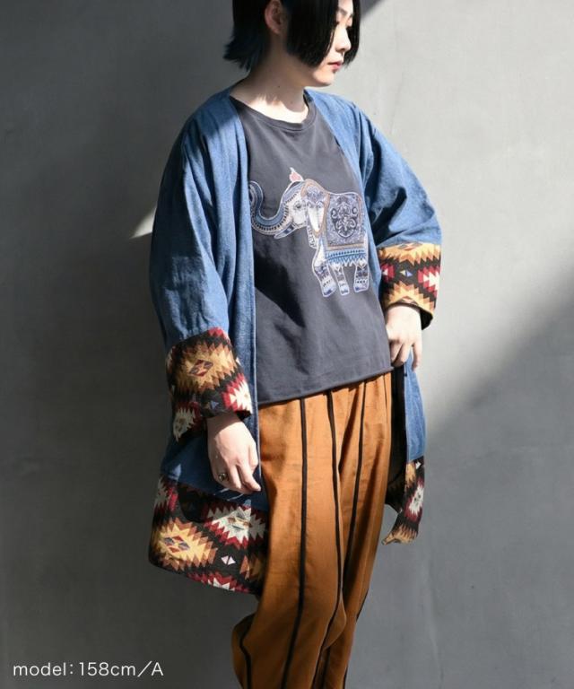 裾柄ライトジャケット