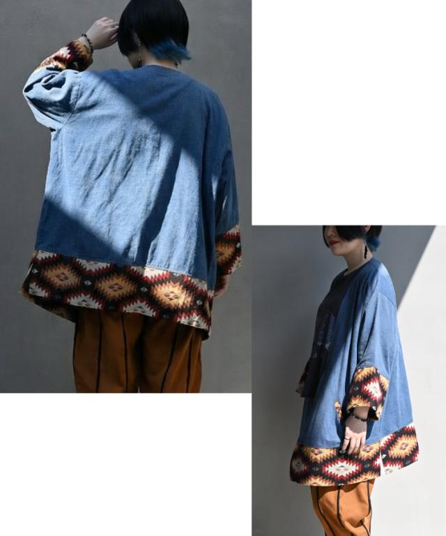 裾柄ライトジャケット