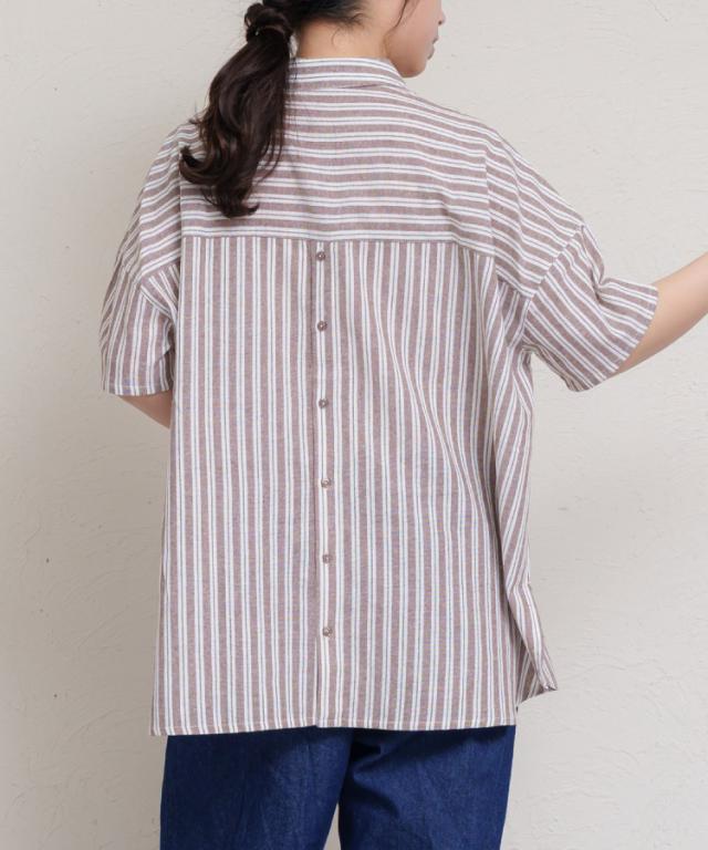 すっとなじむ、大人ナチュラル。先染めチェック5分袖ブラウス