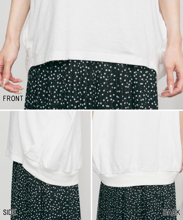 立体ドルマンスリーブTシャツ